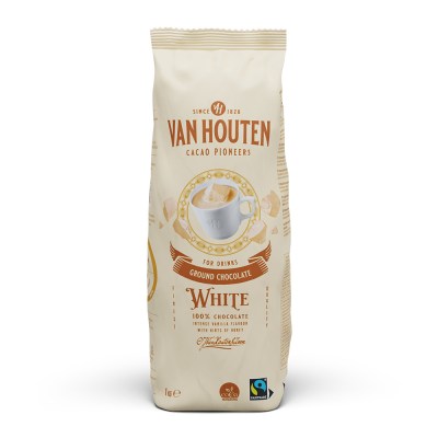 Van Houten horká čokoláda bílá 1 kg